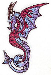 Picture of Dragon Fantasy Machine Embroidery Design