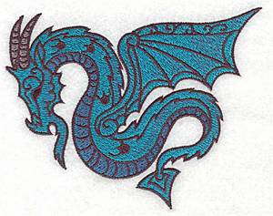 Picture of Fantasy Dragon Machine Embroidery Design