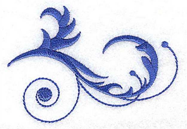 Picture of Baroque Swirl Machine Embroidery Design