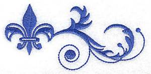 Picture of Baroque Fleur Machine Embroidery Design