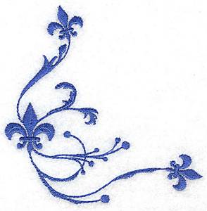 Picture of Baroque Fleurs Machine Embroidery Design