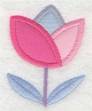 Picture of Tulip Applique Machine Embroidery Design