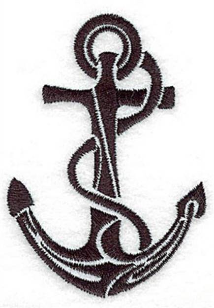 Picture of Tribal Anchor Machine Embroidery Design
