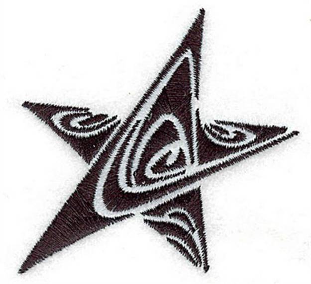 Picture of Tribal Star Machine Embroidery Design