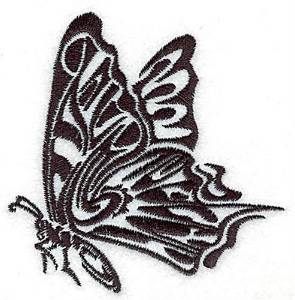 Picture of Tribal Butterfly Machine Embroidery Design