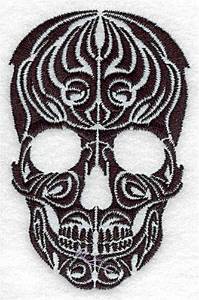 Picture of Tribal Skull Machine Embroidery Design