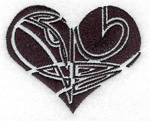 Picture of Tribal Heart Machine Embroidery Design