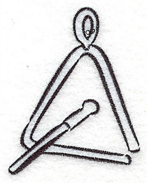 Picture of Triangle Outline Machine Embroidery Design