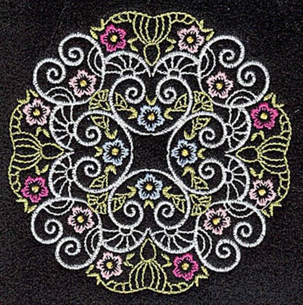 Picture of Circle Quilt Motif Machine Embroidery Design