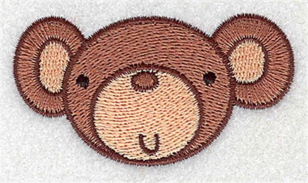 Picture of Monkey Head Machine Embroidery Design