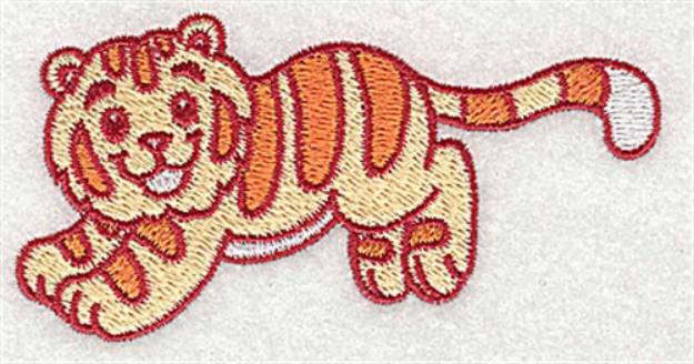 Picture of African Tiger Machine Embroidery Design