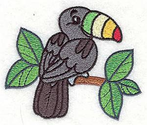 Picture of African Tucan Machine Embroidery Design