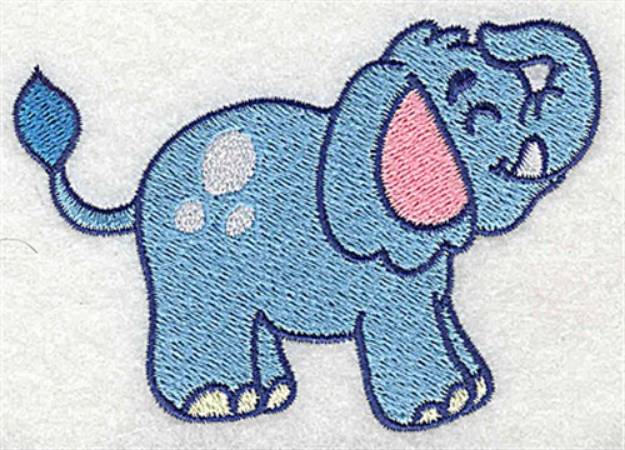 Picture of African Elephant Machine Embroidery Design
