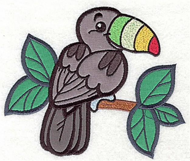 Picture of Tucan Appliques Machine Embroidery Design