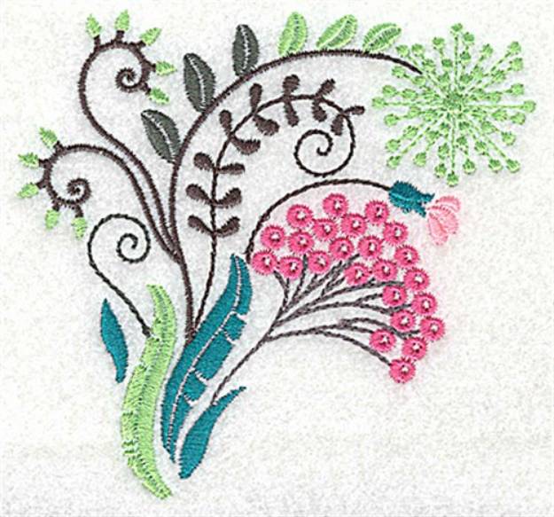 Picture of Dainty Blossoms Machine Embroidery Design