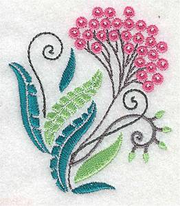 Picture of Dainty Flower Machine Embroidery Design