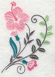 Picture of Dainty Plant Machine Embroidery Design