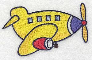 Picture of Jumbo Airplane Machine Embroidery Design