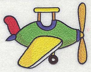 Picture of Toy Airplane Machine Embroidery Design