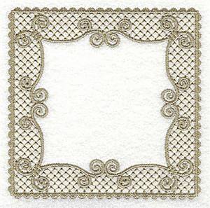 Picture of Victorian Lace Frame Machine Embroidery Design