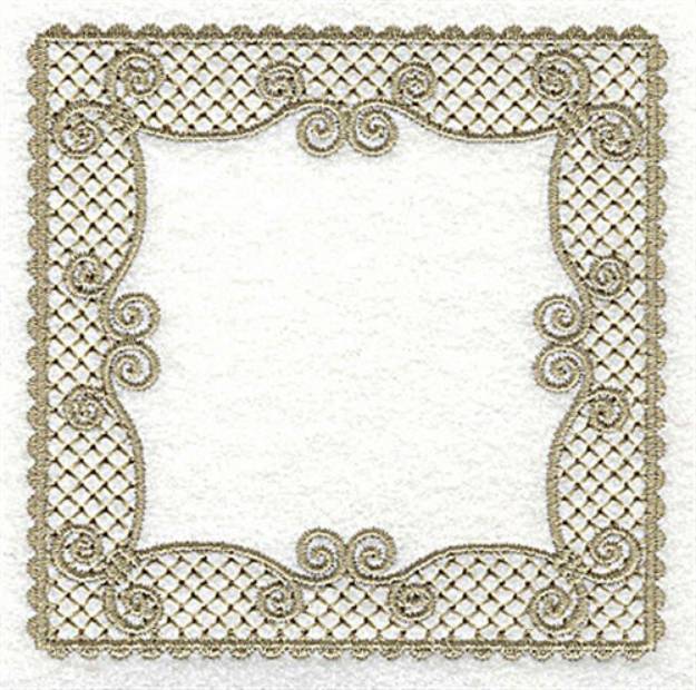 Picture of Victorian Lace Frame Machine Embroidery Design