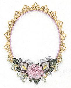 Picture of Lace Frame Machine Embroidery Design