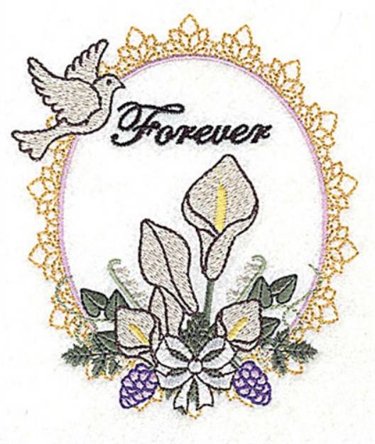 Picture of Forever Frame Machine Embroidery Design