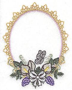 Picture of Wedding Frame Machine Embroidery Design