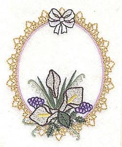 Picture of Bow Frame Machine Embroidery Design