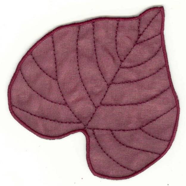 Picture of Basswood Leaf Machine Embroidery Design