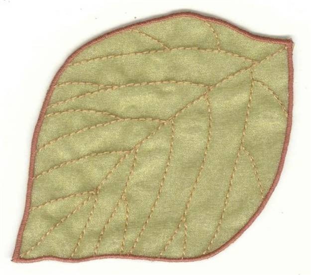 Picture of Elm Leaf Machine Embroidery Design