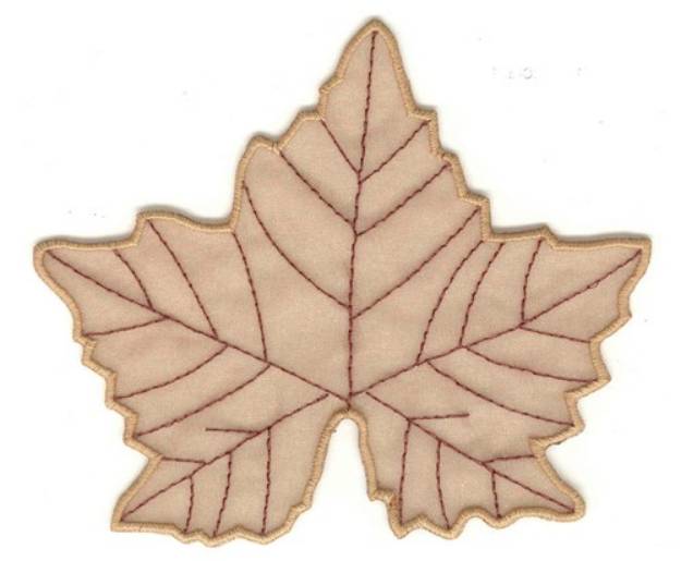 Picture of Sycamore Leaf Machine Embroidery Design