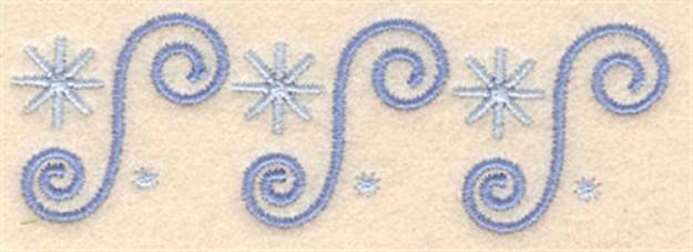 Picture of Winter Border Machine Embroidery Design