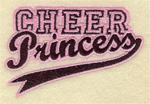 Picture of Cheer Princess Machine Embroidery Design