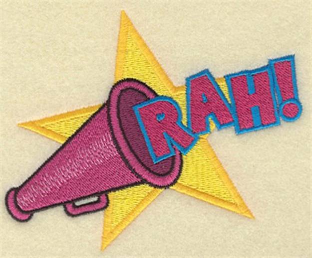 Picture of Cheer Rah Machine Embroidery Design