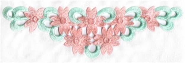 Picture of Cutwork Blossoms Machine Embroidery Design