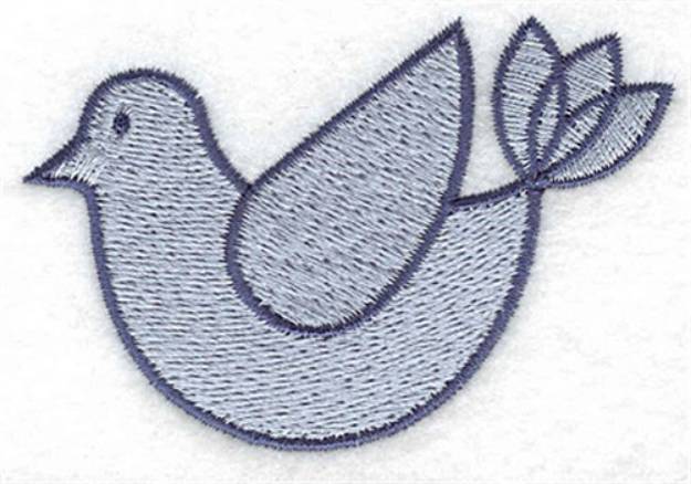 Picture of Christmas Dove Machine Embroidery Design