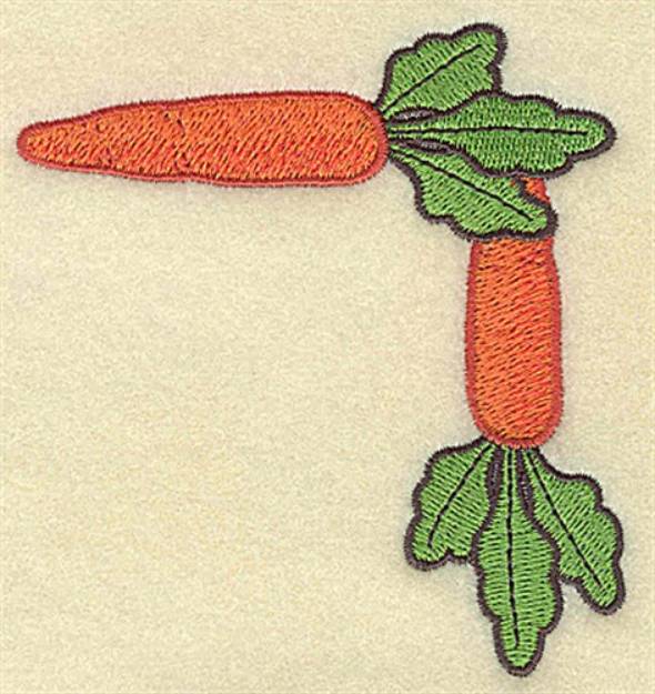 Picture of Carrot Corner Machine Embroidery Design