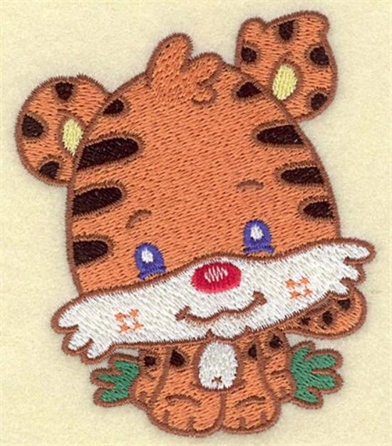 Picture of Tiger Cartoon Machine Embroidery Design