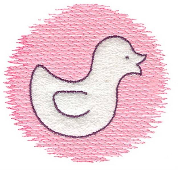 Picture of Ducky Trapunto Machine Embroidery Design