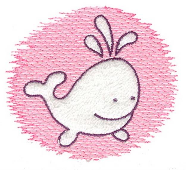 Picture of Trapunto Whale Machine Embroidery Design