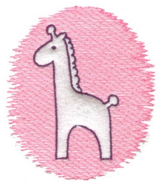 Picture of Trapunto Giraffe Machine Embroidery Design