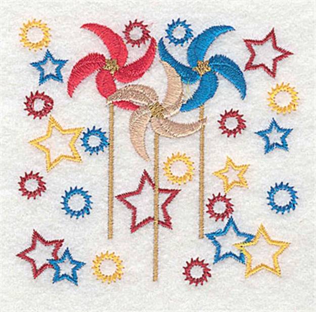 Picture of Pinwheels Machine Embroidery Design