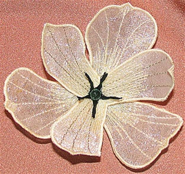 Picture of Lily leaf small Machine Embroidery Design