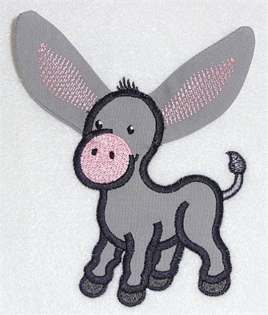 Picture of Donkey body applique Machine Embroidery Design