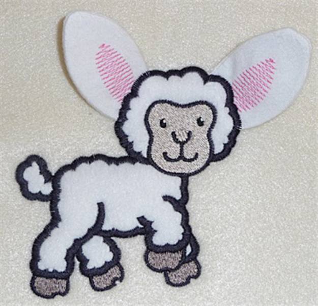 Picture of Lamb body applique Machine Embroidery Design