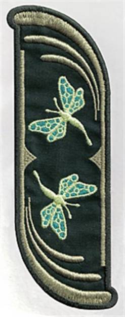 Picture of Bookmark 110 fairies Machine Embroidery Design