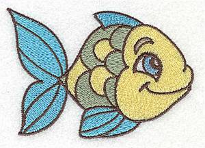 Picture of Happy Fish Machine Embroidery Design