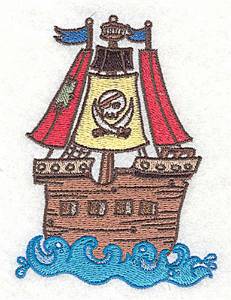 Picture of Jolly Roger Machine Embroidery Design