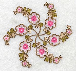 Picture of Pink Petals Machine Embroidery Design